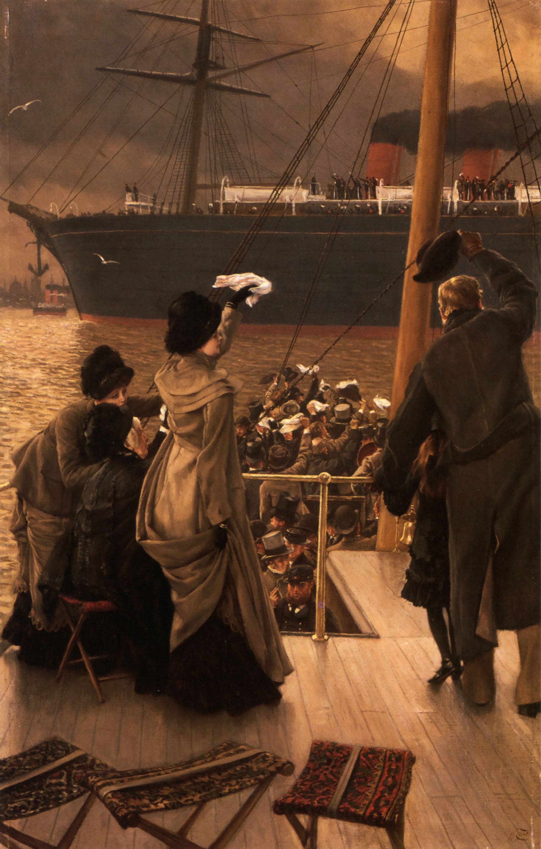 Goodbye, on the Mersey - James Tissot