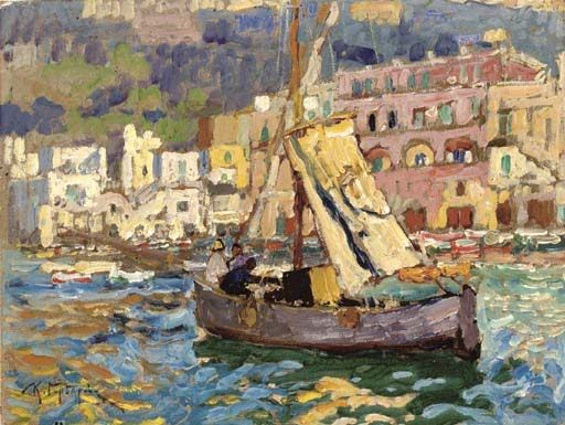 Le Port De Capri - Konstantin Gorbatov