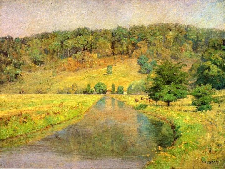 Gordon Hill by T. C. Steele — hand-painted botanical oil painting reproduction on canvas