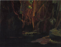 Gorge in the mountains of Carrara by Nikolai Ge — hand-painted eco oil painting reproduction on canvas