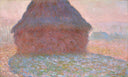 Grainstack in Sunshine by Claude Monet — hand-painted landscape oil painting reproduction on canvas