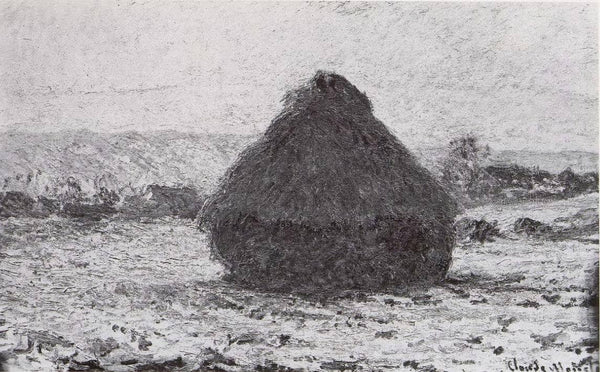 Grainstack in the Sunlight, Snow Effect