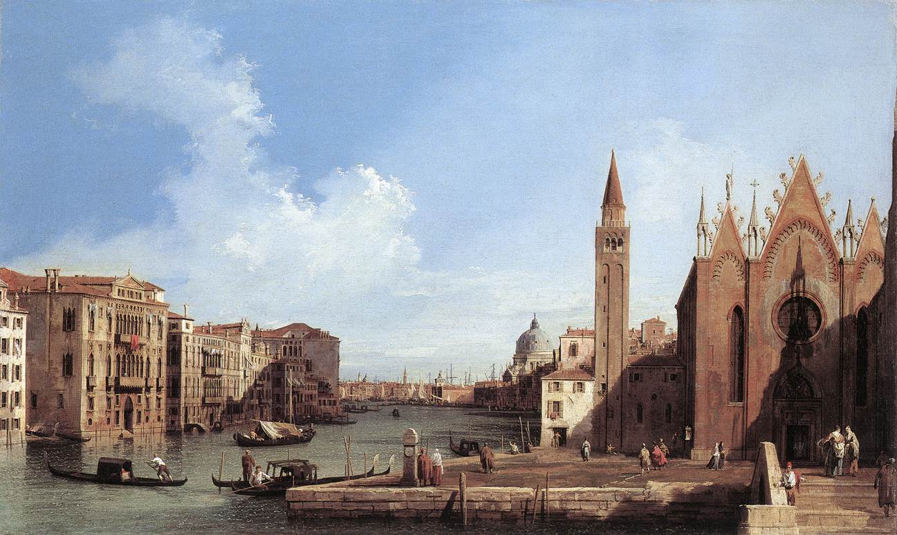 Grand Canal From Santa Maria Della Carita To The Bacino Di San Marco - Canaletto