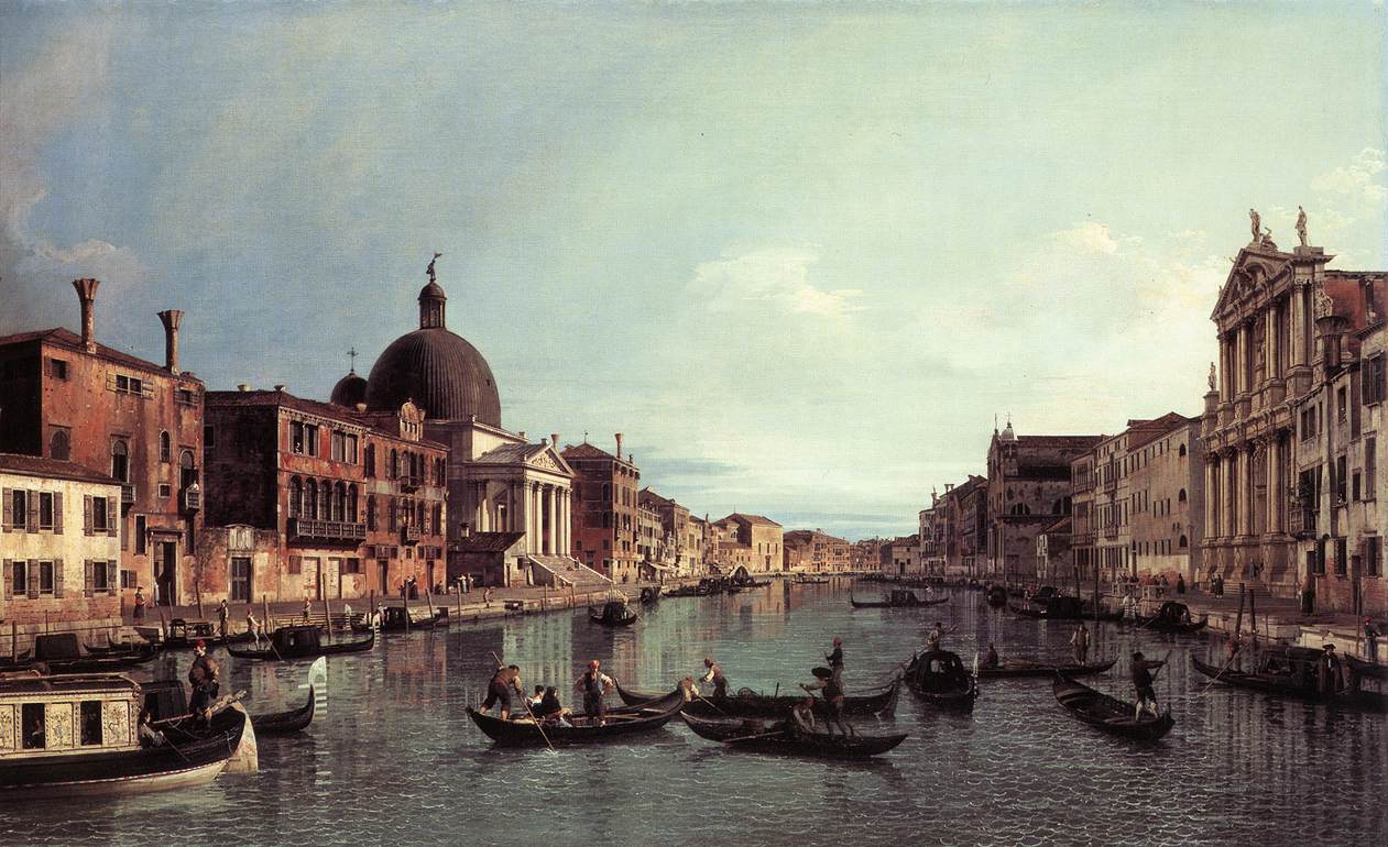 Grand Canal: Looking South West - Canaletto