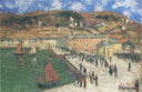 Grand Quay, Fecamp by Gustave Loiseau — hand-painted architectural oil painting reproduction on canvas
