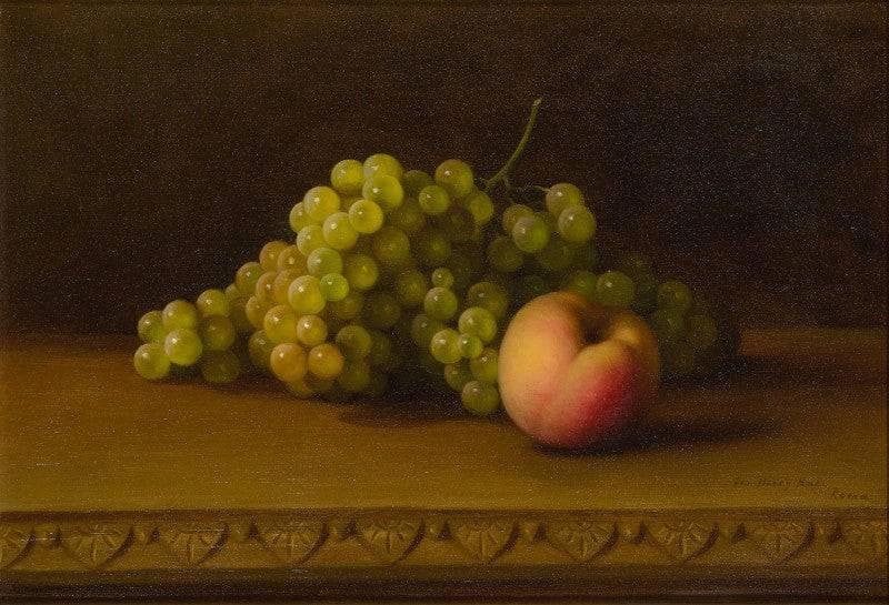 Grapes and Peach
