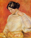 Graziella by Pierre-Auguste Renoir — female oil painting wall art, Impressionism