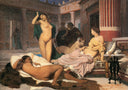 Greek Interior by Jean-Leon Gerome — hand-painted portrait oil painting reproduction on canvas