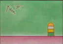 Green emptyness by Wassily Kandinsky — shapes oil painting wall art, Abstract Art
