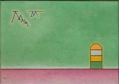 Green emptyness by Wassily Kandinsky — oil painting reproduction