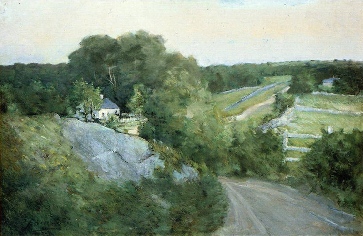 Green Hills and Farmland - Julian Alden Weir