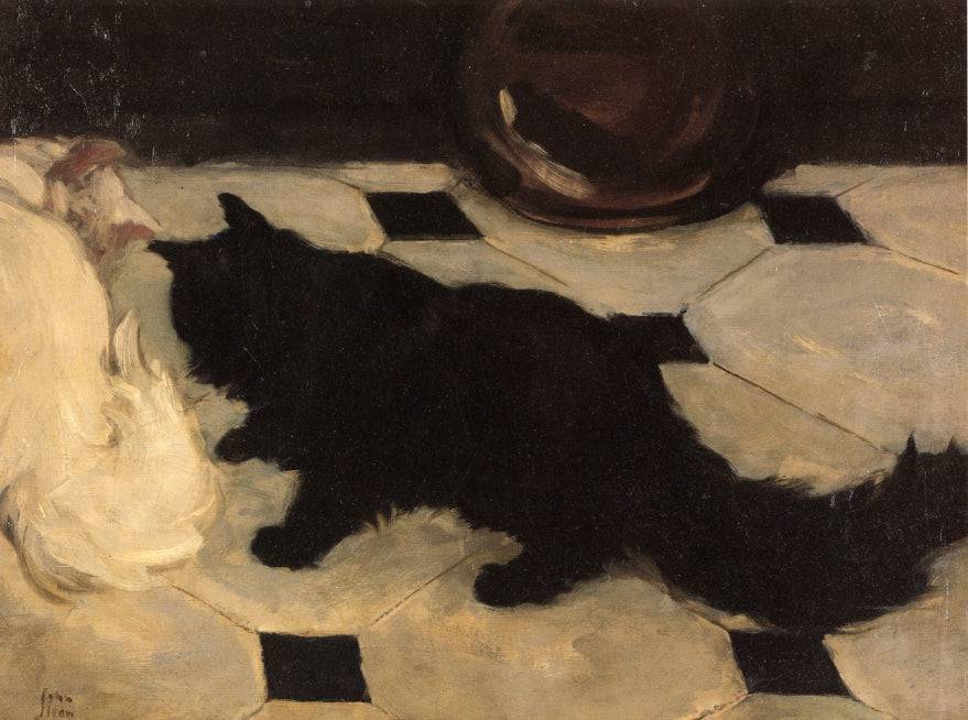 Green's Cat - John French Sloan