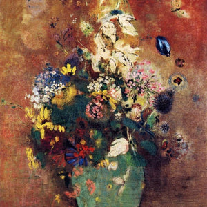 Green Vase by Odilon Redon — Oil Painting Reproduction