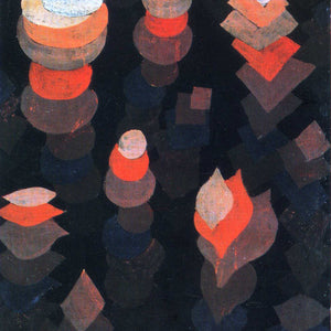 Growth of the night plants by Paul Klee — Oil Painting Reproduction