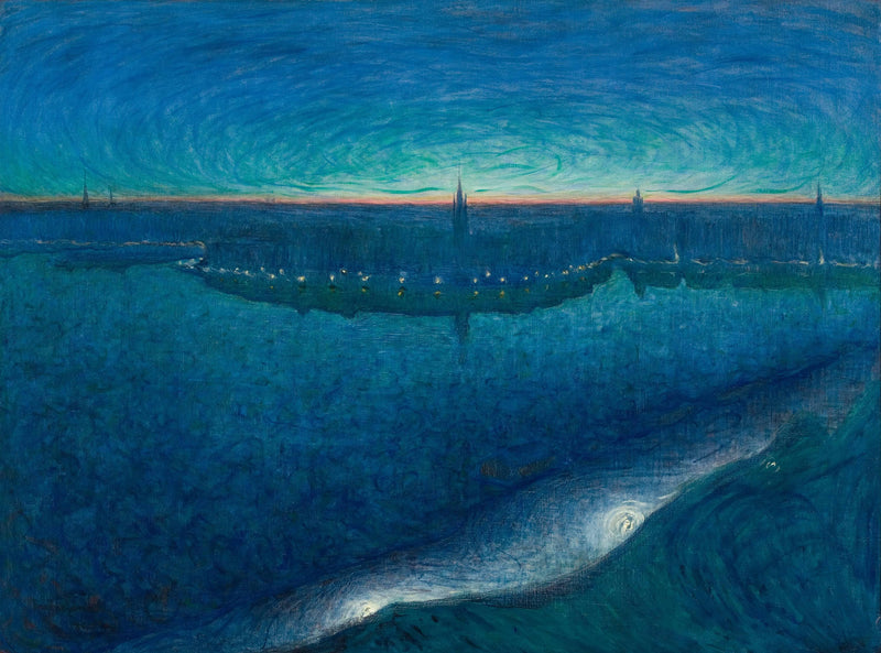 Gryning Över Riddarfjärden on gallery wrap