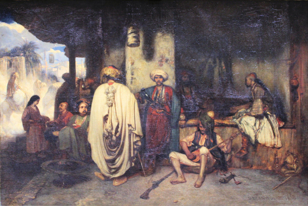 Guard Corps in Orient by Alexandre-Gabriel Decamps — hand-painted cultural oil painting reproduction on canvas