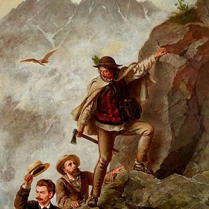 Guide and Tourists in the Tatras