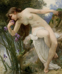 Fragrant Iris by Guillaume Seignac — hand-painted cultural oil painting reproduction on canvas
