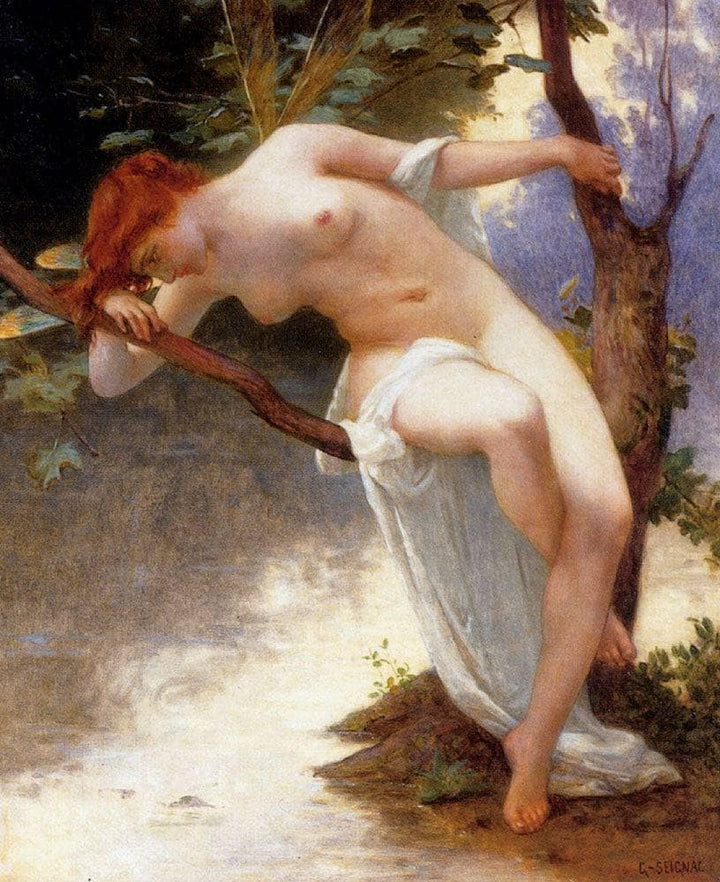 La Libellule by Guillaume Seignac — hand-painted cultural oil painting reproduction on canvas