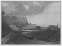 Gulf near Naples by Franz Ludwig Catel — urban oil painting wall art, Romanticism