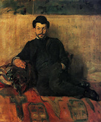 Gustave Lucien Dennery by Henri de Toulouse-Lautrec — hand-painted portrait oil painting reproduction on canvas