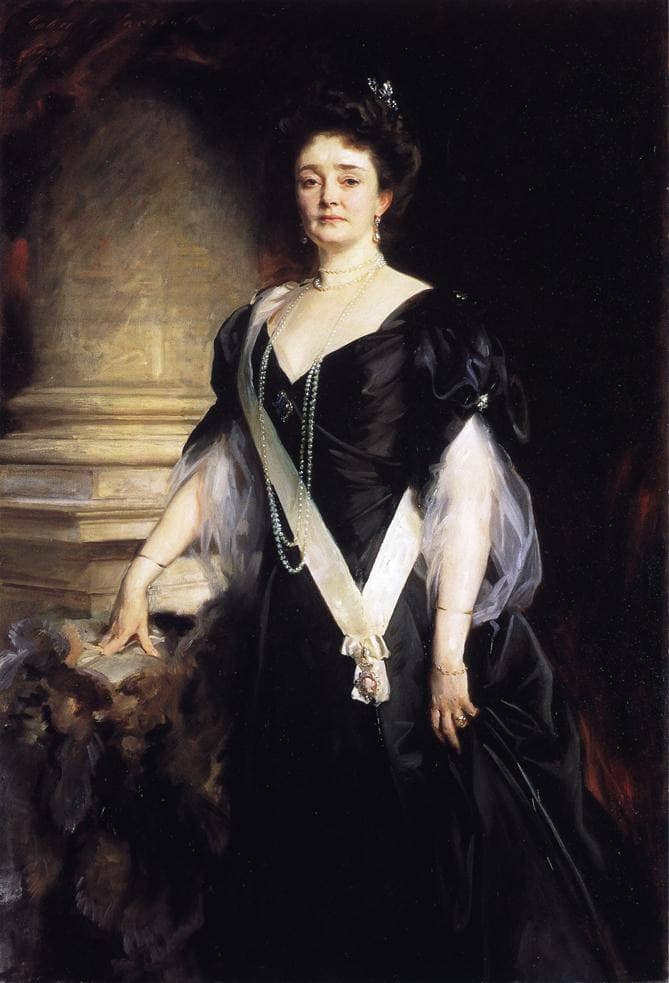 H.R.H. the Duchess of Connaught and Strathearn (Princess Louisa Margaret Alexandra Victoria Agnes of Prussia) by John Singer Sargent — hand-painted portrait oil painting reproduction on canvas