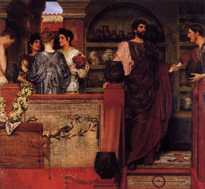 Hadrian Visiting a Romano British Pottery - Sir Lawrence Alma-Tadema