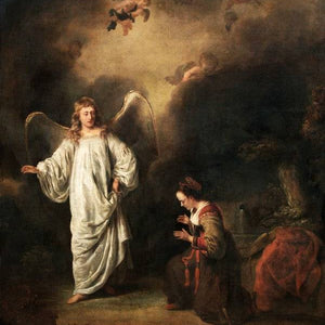Hagar Meeting the Angel in the Desert