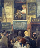 Hairdresser's Window by John French Sloan — group oil painting wall art, Realism