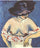 Half-Naked Woman with a Hat in entryway