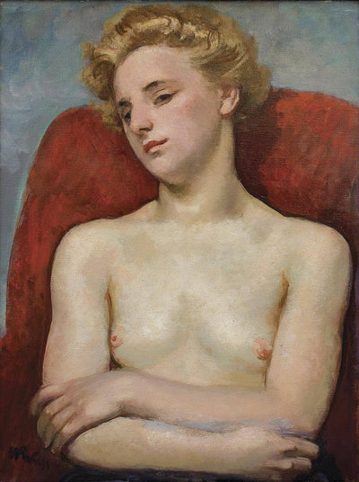 Half-Nude by Wojciech Weiss — oil painting reproduction