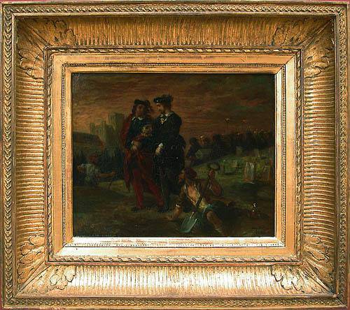 Hamlet and Horatio in the cemetery - Eugene Delacroix