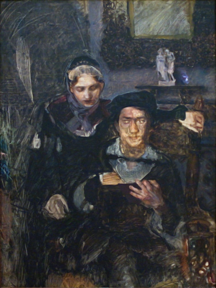 Hamlet and Ophelia - Mikhail Vrubel