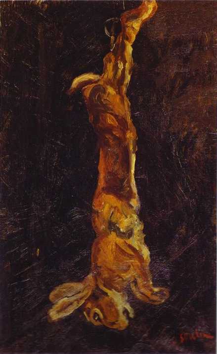 Hanging Hare by Chaim Soutine — hand-painted abstract oil painting reproduction on canvas