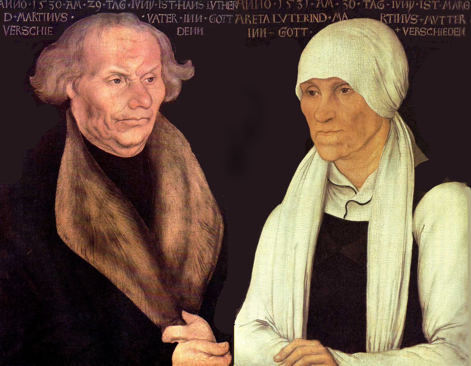 Hans and Magrethe Luther - Lucas Cranach the Elder