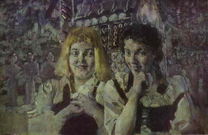 Hansel and Gretel by Mikhail Vrubel — hand-painted cultural oil painting reproduction on canvas