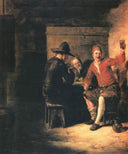 Happy drinker by Pieter de Hooch — hand-painted portrait oil painting reproduction on canvas