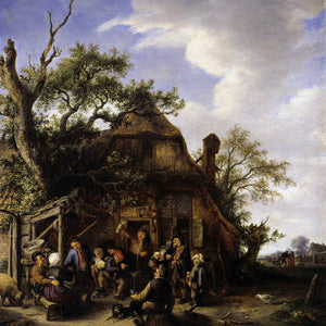 Happy Peasants by Adriaen van Ostade — Oil Painting Reproduction