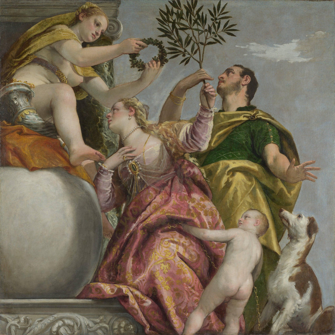 Happy Union by Paolo Veronese — hand-painted cultural oil painting reproduction on canvas