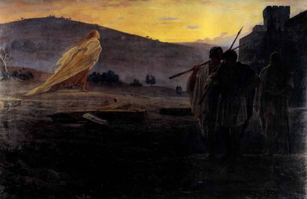 Harbingers of the Resurrection by Nikolai Ge — hand-painted landscape oil painting reproduction on canvas