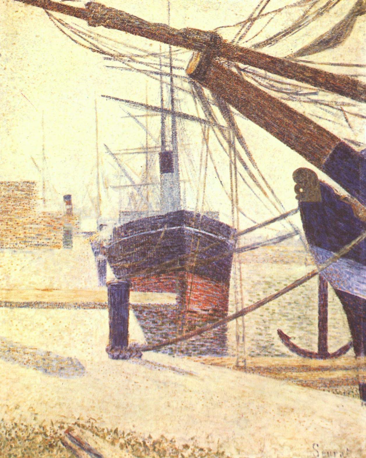 Harbor in Honfleur - Georges Seurat