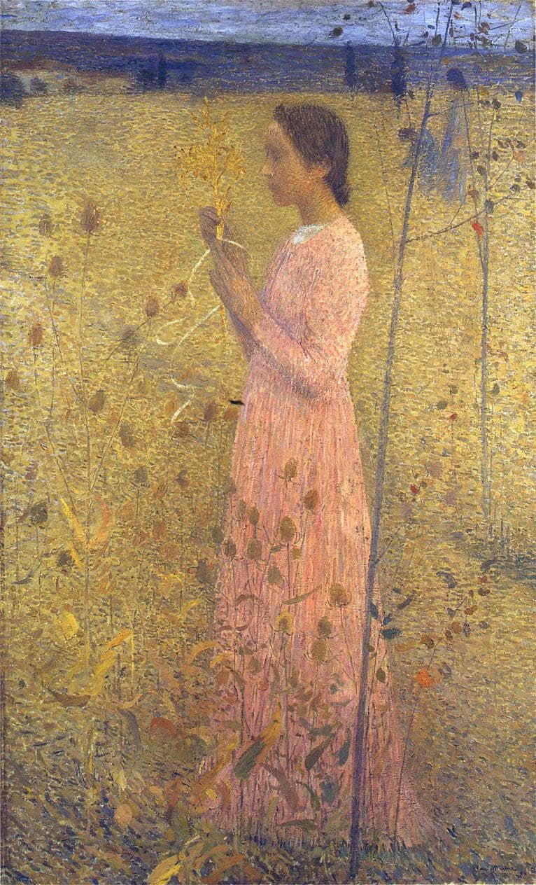 Harmonie by Henri Martin — hand-painted portrait oil painting reproduction on canvas
