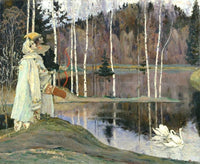 Harmony Concord by Mikhail Nesterov — hand-painted animal oil painting reproduction on canvas