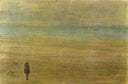 Harmony in Blue and Silver: Trouville by James McNeill Whistler — ships oil painting wall art, Tonalism