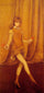 Harmony in Yellow and Gold The Gold Girl Connie Gilchrist in apartment
