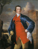 Harry Peckham by Joseph Wright — male oil painting wall art, Rococo
