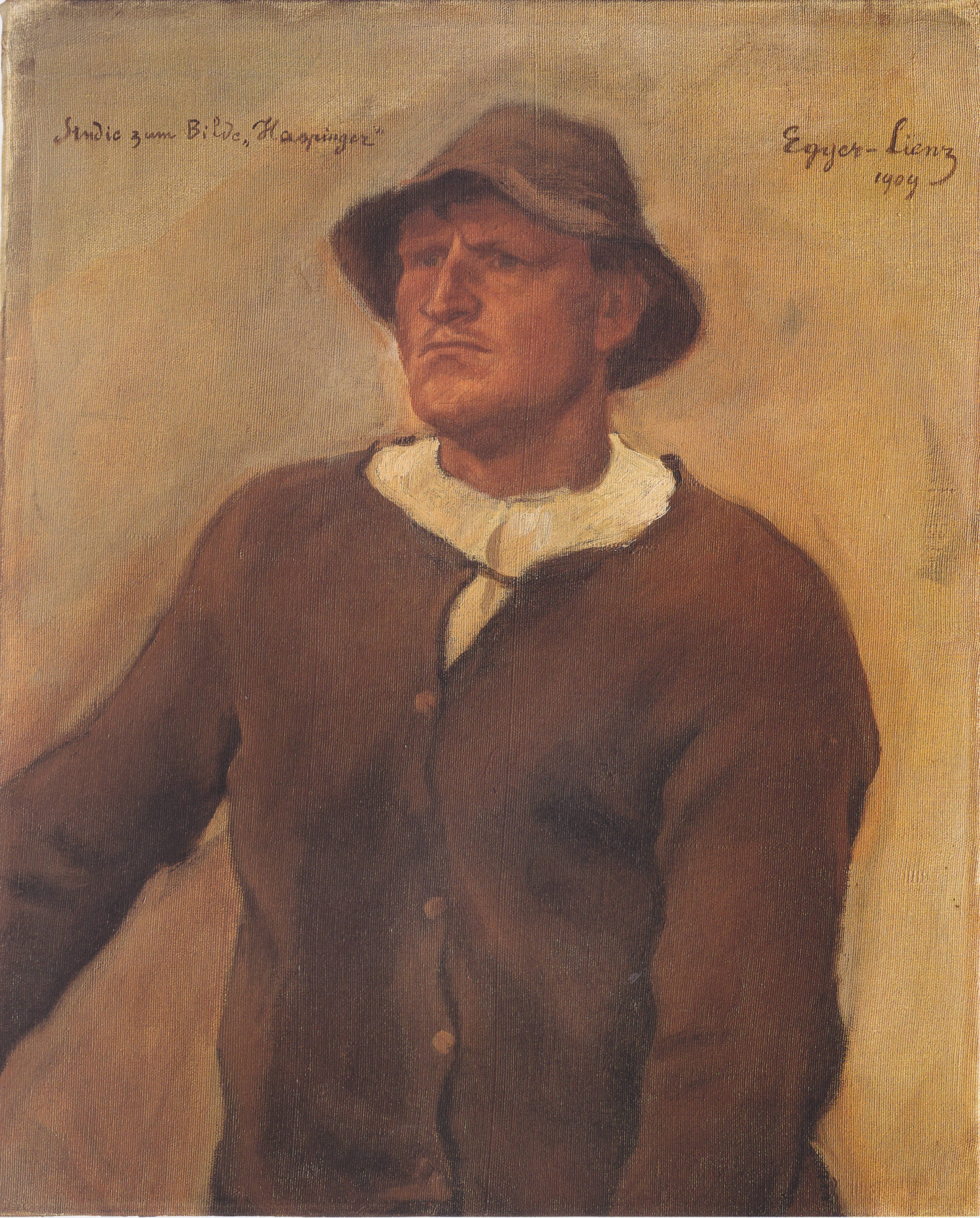 Haspinger - Studie Zur Zweiten Figur Von Rechts - Albin Egger-Lienz