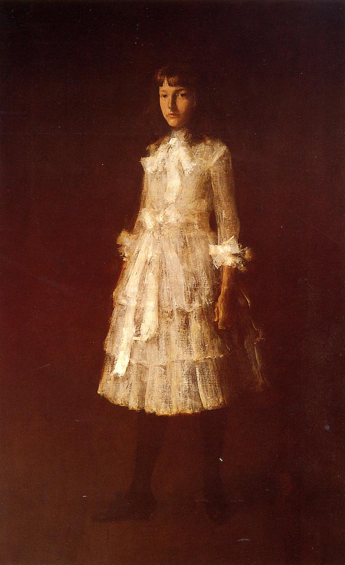 Hattie by William Merritt Chase — hand-painted portrait oil painting reproduction on canvas