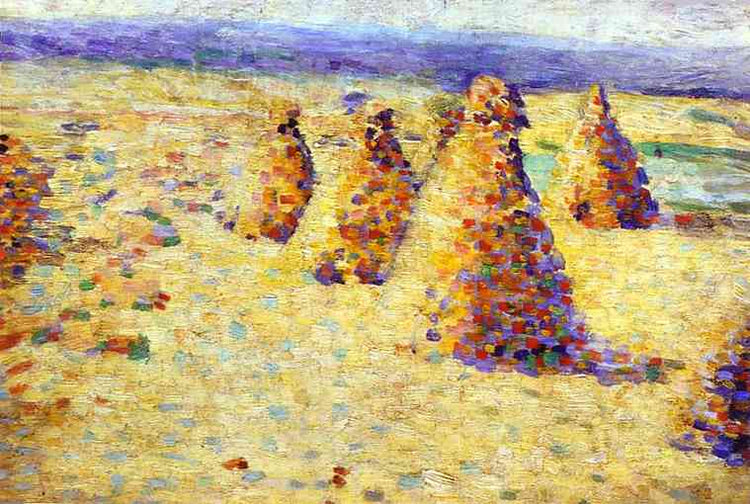 Hay Ricks in Normandy - Charles Angrand