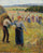 Haymaking at Eragny in modern living room